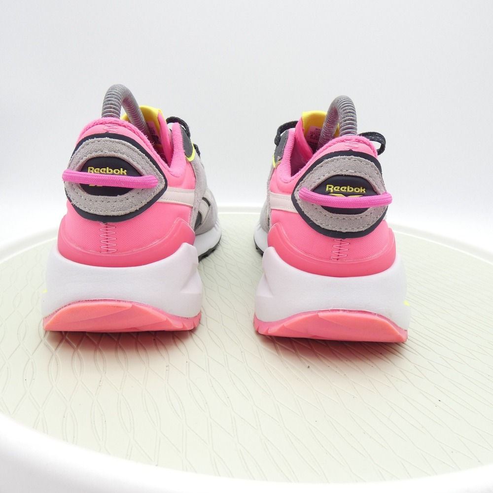 Reebok Classic Legacy AZ Womens Shoes Size 8 Grey Pink Neon Yellow GZ1616 - Picture 4 of 10